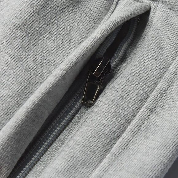 AACA Heavyweight Men's Fleece Sweatpants Stitching Cinch Bottom Pocket Size M - Picture 5 of 5